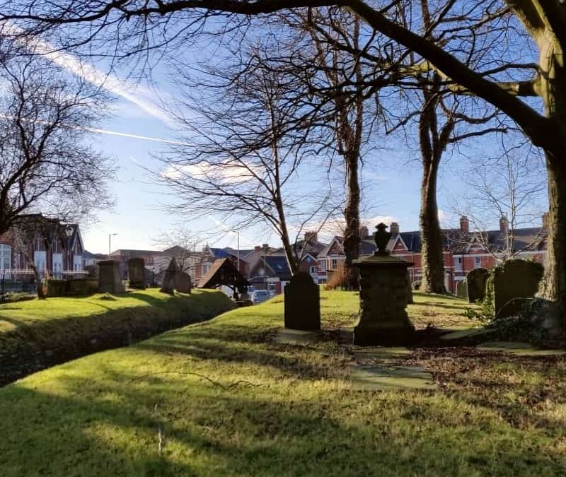 Looking-Over-the-Churchyard
