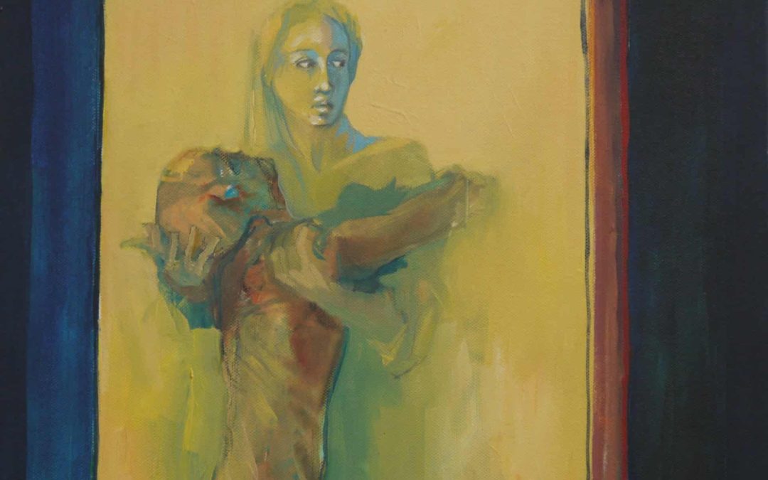 Jesus meets his Mother